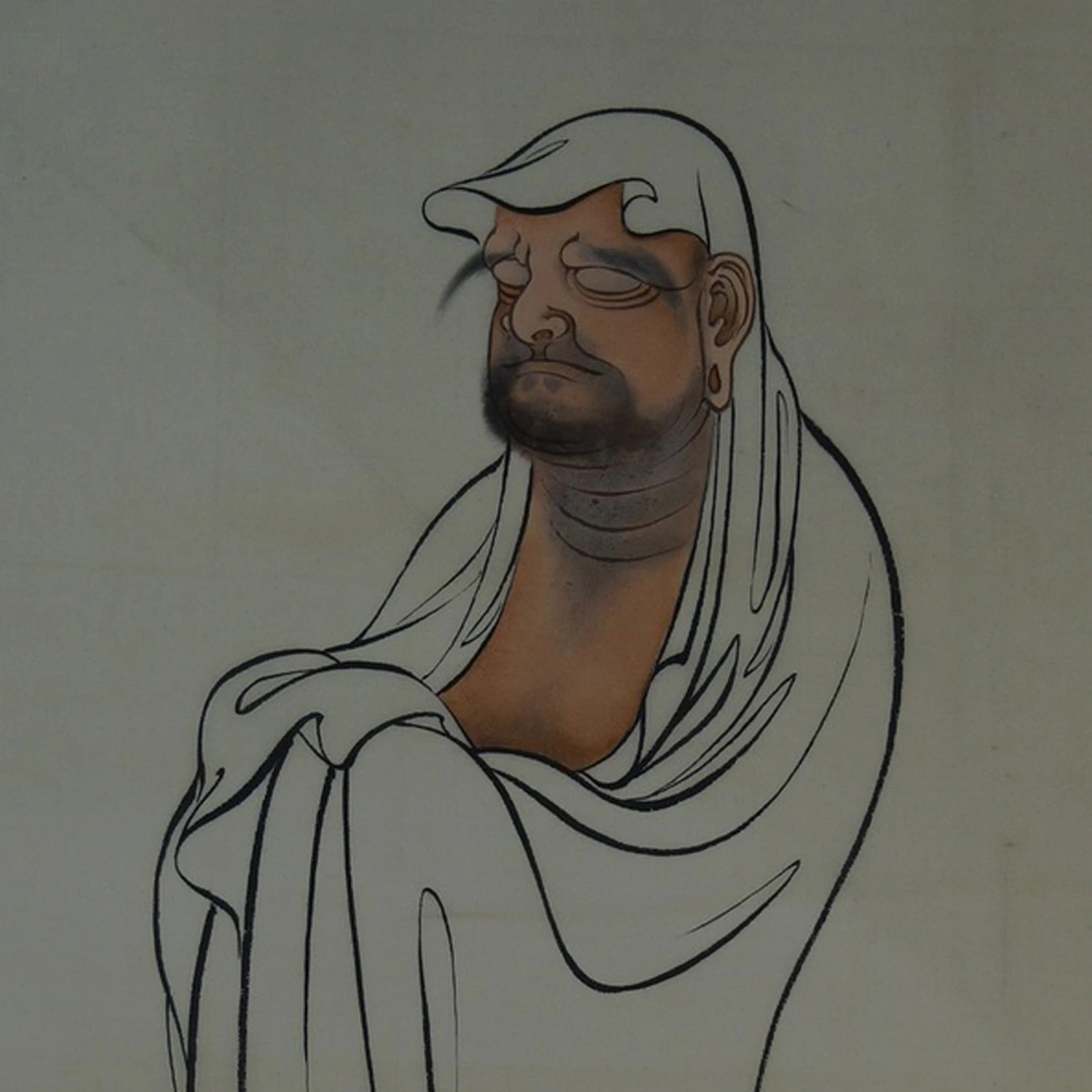 Bodhidharma Motiv Nahaufnahme Vorschau