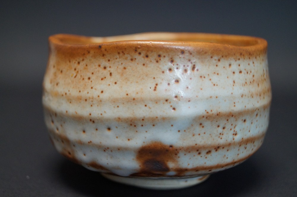 Chawan Shino Keramik Shuichi Sawada Seitenansicht 2