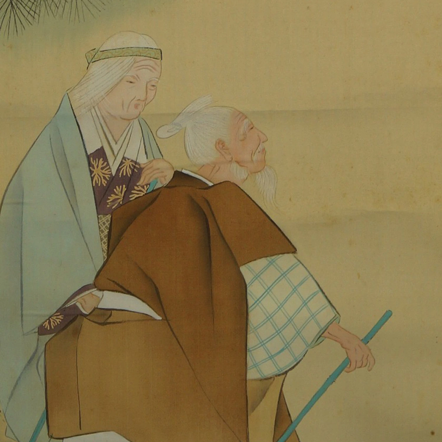 Takasago Rollbild Motiv Nahaufnahme Vorschau