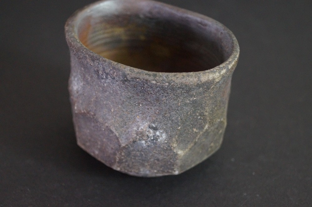 Bizen Guinomi by Namba Sojo Side View 1