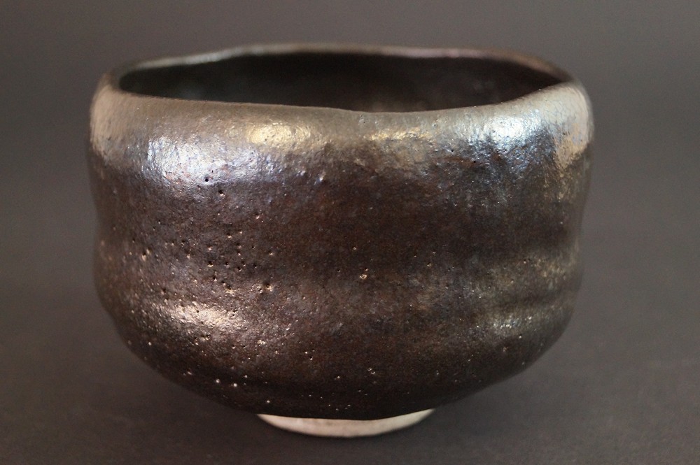 Chawan Céramique Raku par Shoraku Heian Vue de face