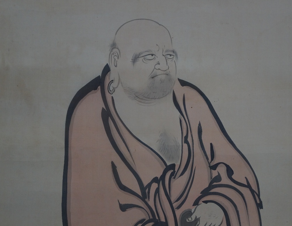 Bodhidharma Oberkoerper Nahaufnahme