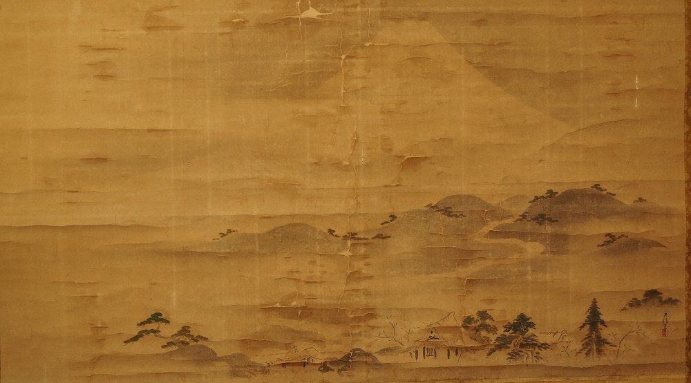 Kakemono mont Fuji motif complet sans encadrement