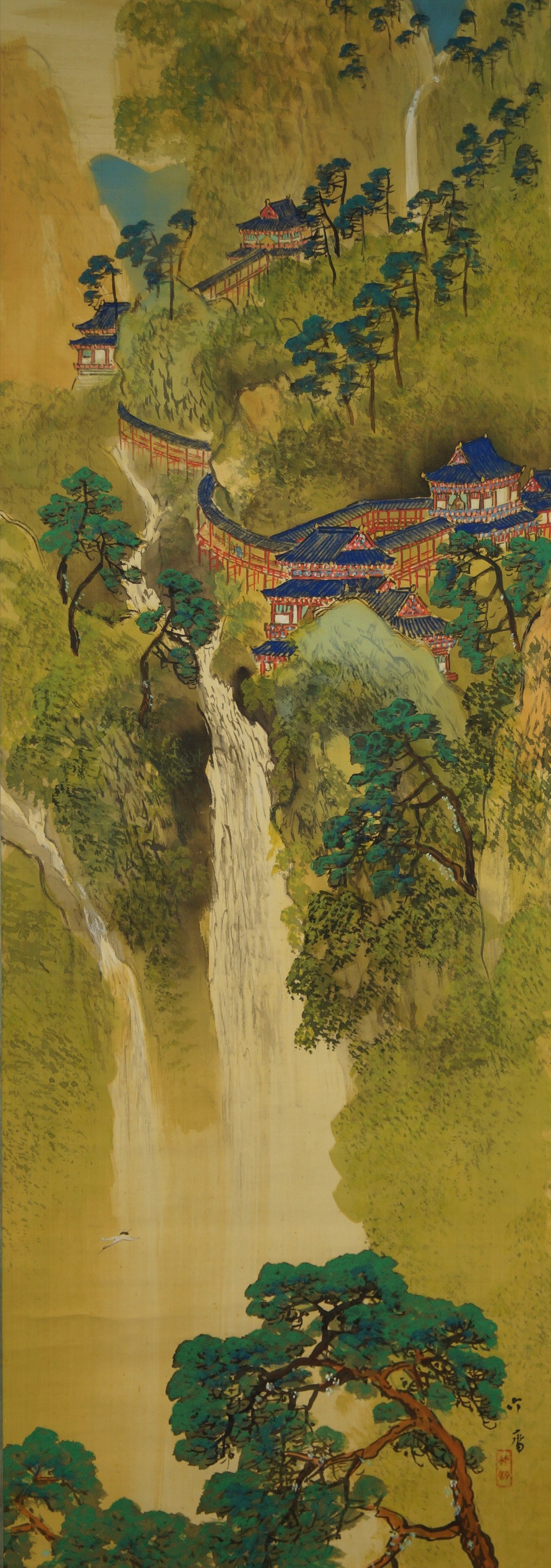 Wasserfall Gesamtmotiv ohne Rahmung