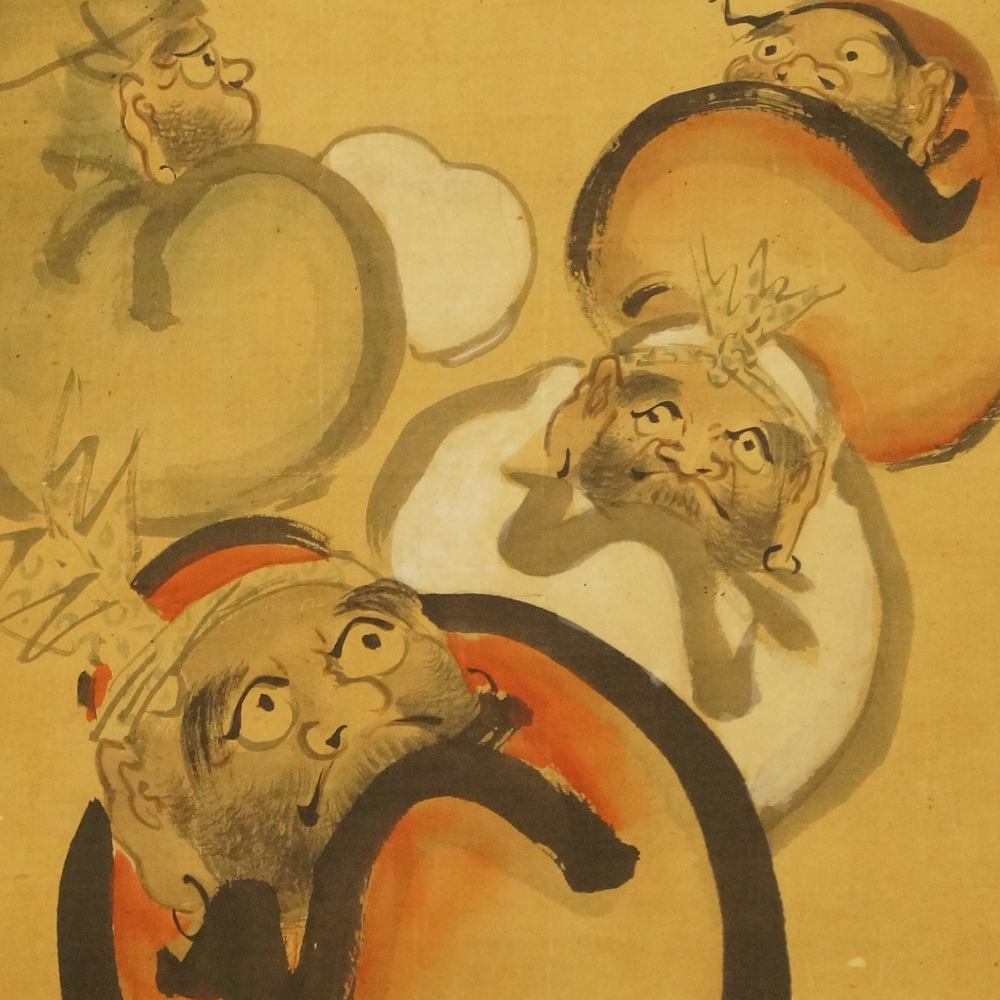 Bodhidharma Daruma Kakemono Honshi Taisho