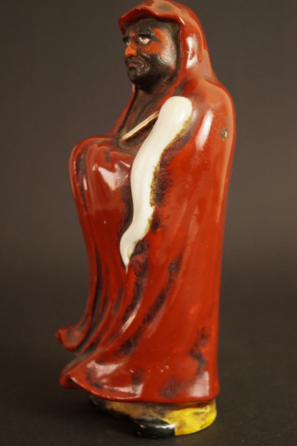 Bodhidharma Daruma Kutani-Figur Seitenansicht 2