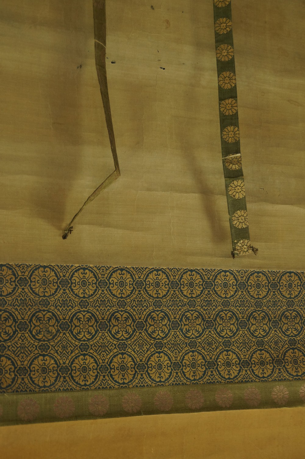 Zwei Kraniche von Jikoji Sanenaka Montierungsdetail