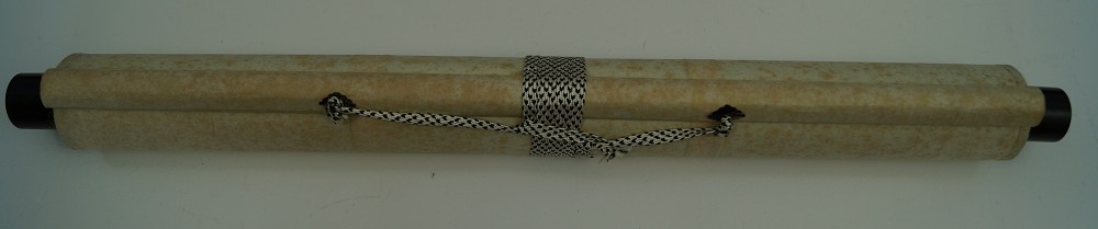 Lalki Hina kakemono zwinięte