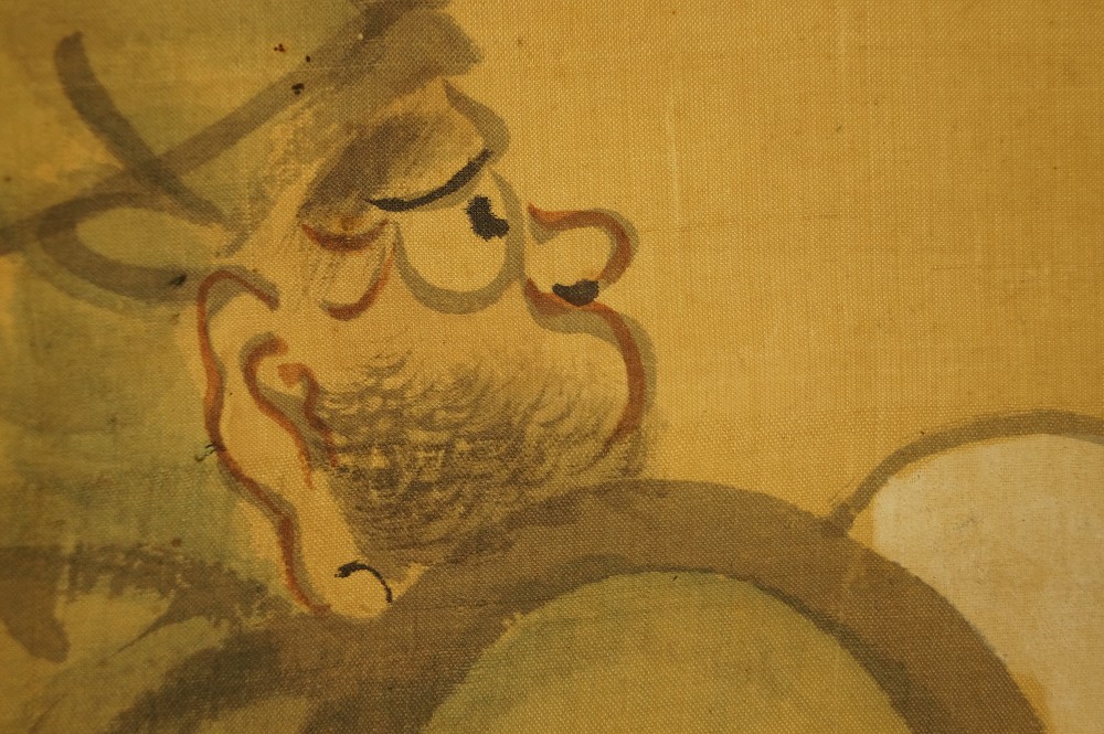 Bodhidharma Daruma Motiv Nahaufnahme 4