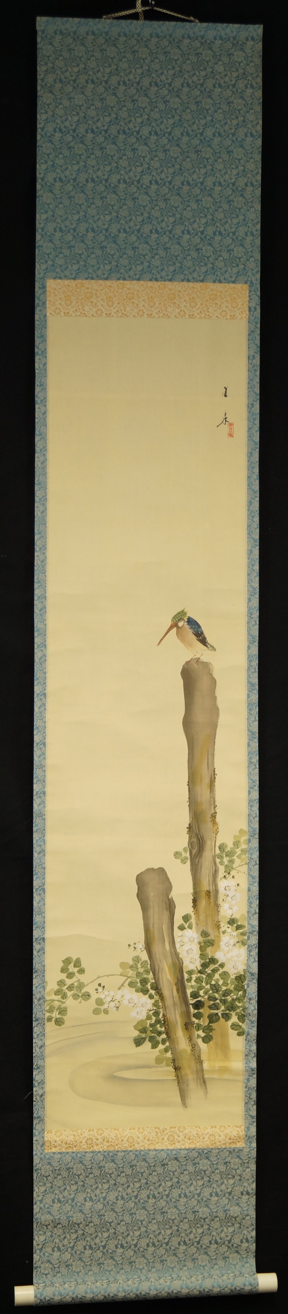 Eisvogel von Kinsen Gesamtansicht Rollbild