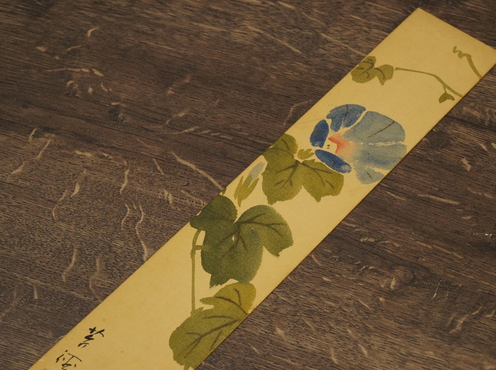 Japanisches Gemaelde Iris Gesamtansicht 1
