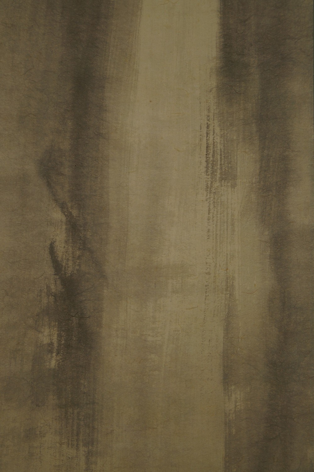 Wasserfall Rollbild von Tosei Ono Wasserfall-Motiv Nahaufnahme 2