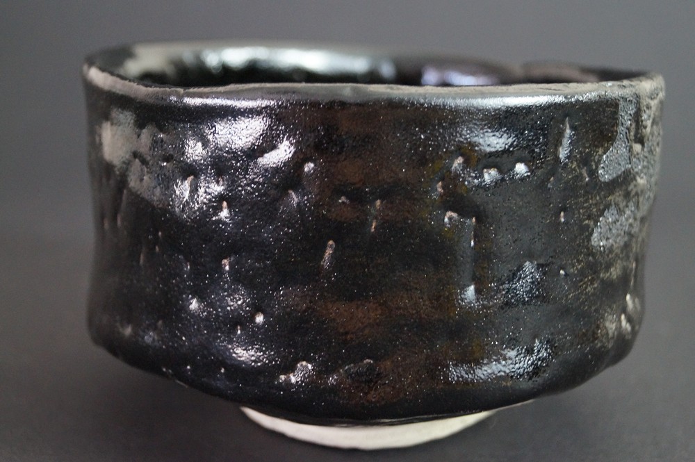 Chawan di Seto di Haruo Kato vista posteriore