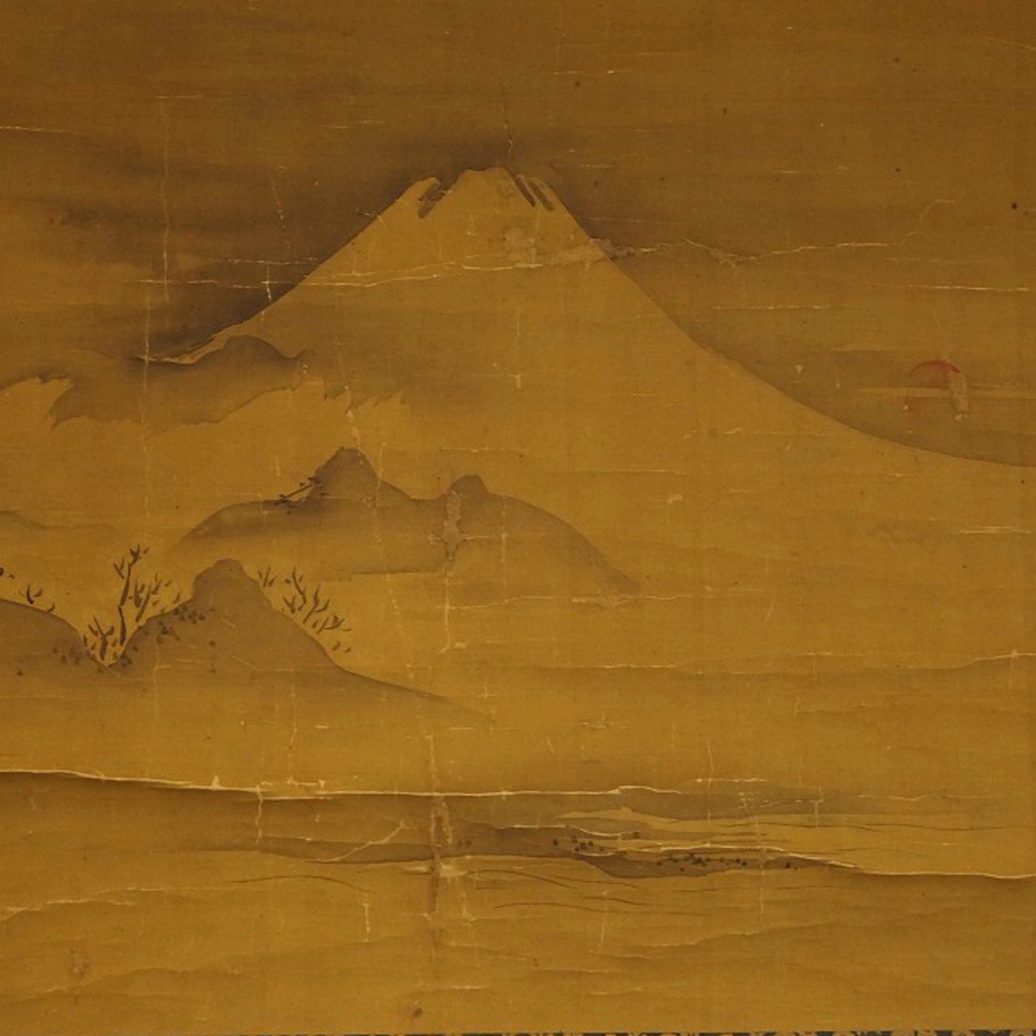 Fuji-San im Morgenrot von Kano Toun Motiv Nahaufnahme Vorschau
