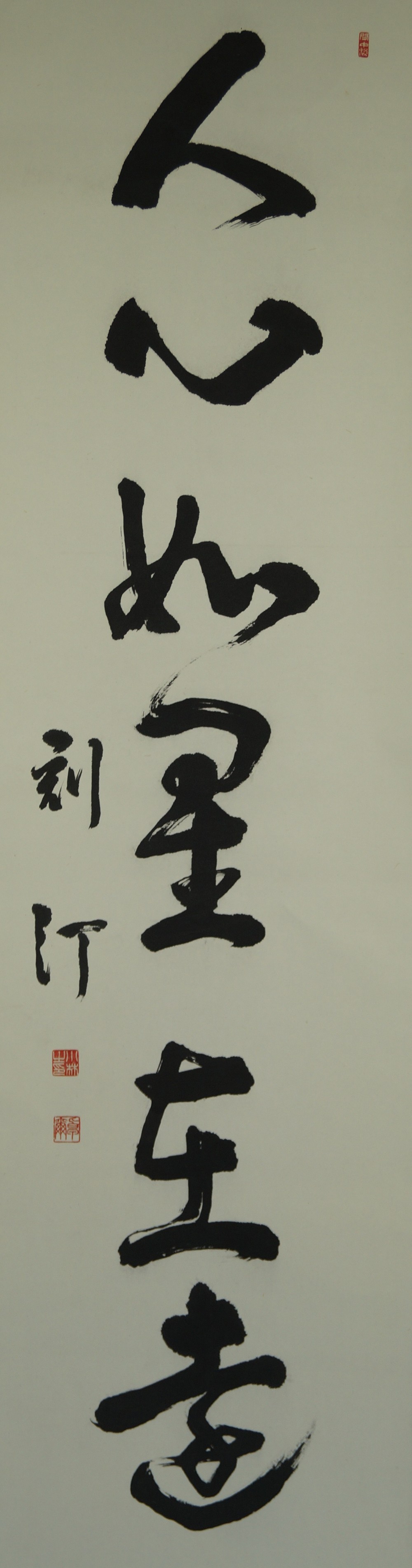 Calligraphy Hanging Scroll Kakemono Full Motif without Mounting