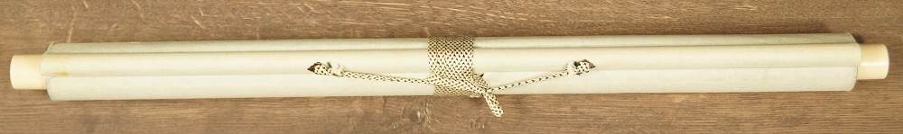 Pustelnik autorstwa Tanaka Koga zwój wiszący (kakemono) zwinięty