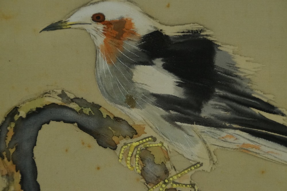 Kalter Himmel von Hosen Higashihara Vogel Motiv Nahaufnahme 2