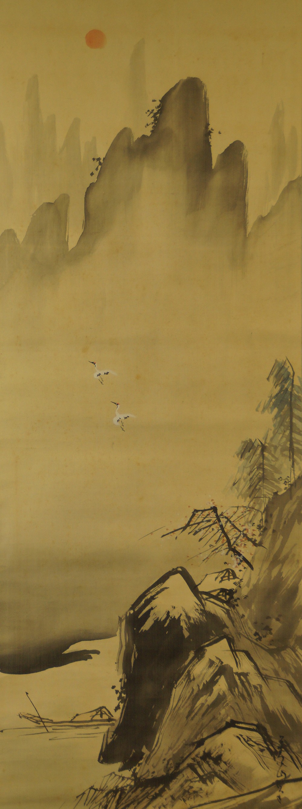 Landschaft von Eizan Kikukawa Gesamtmotiv ohne Rahmung