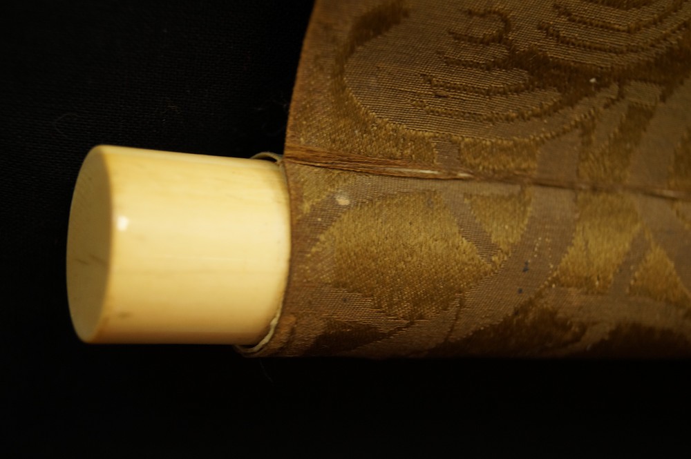 Rollendetail mit Elfenbeinknauf Nahaufnahme