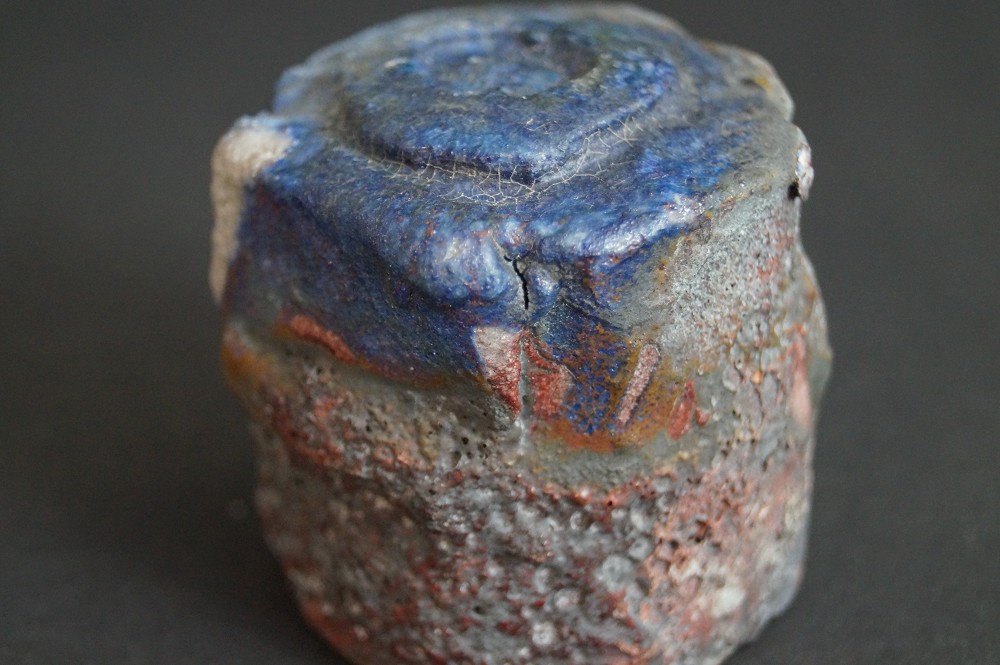 Sake Schale Guinomi Wabi Sabi Boden Nahaufnahme 2