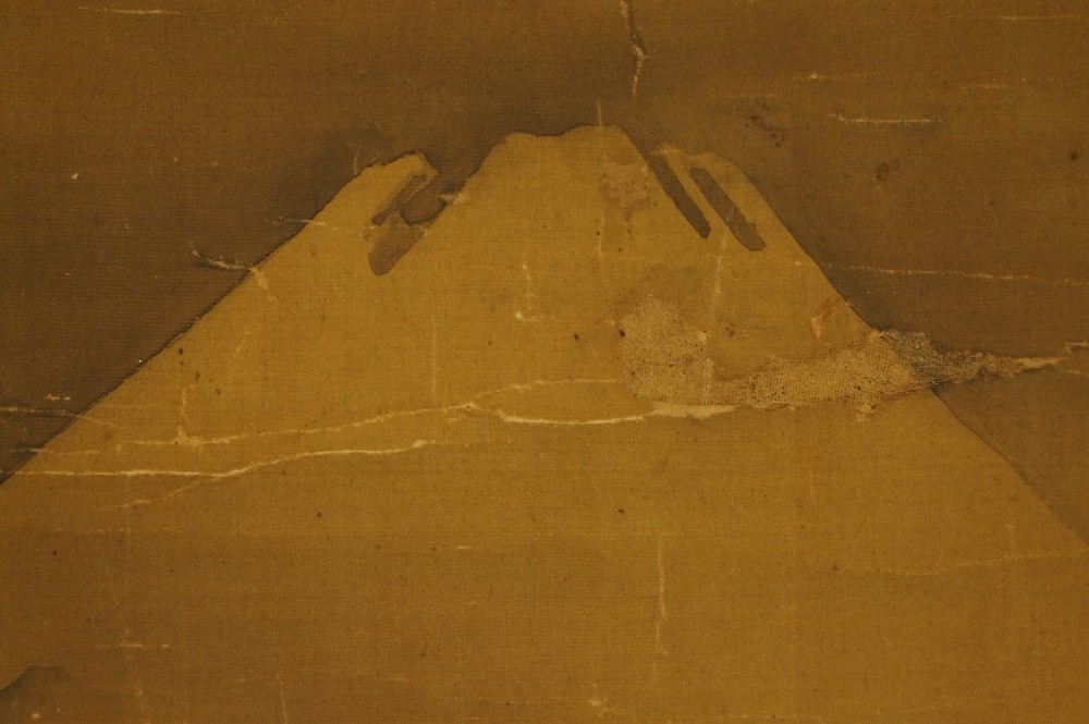 Fuji-San im Morgenrot von Kano Toun Fuji-Motiv Nahaufnahme 1
