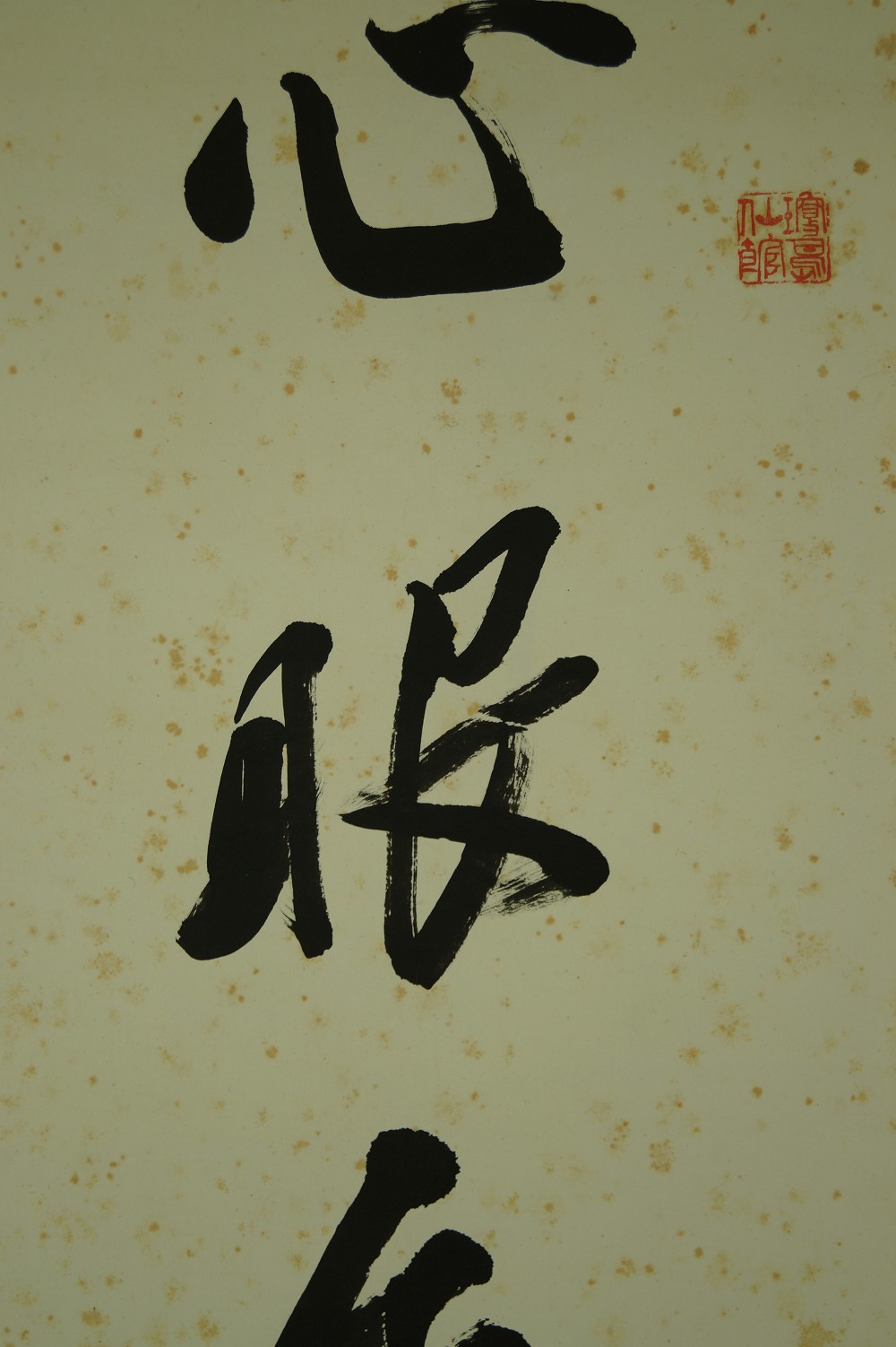 Hanging Scroll Calligraphy Calligraphy Close-Up