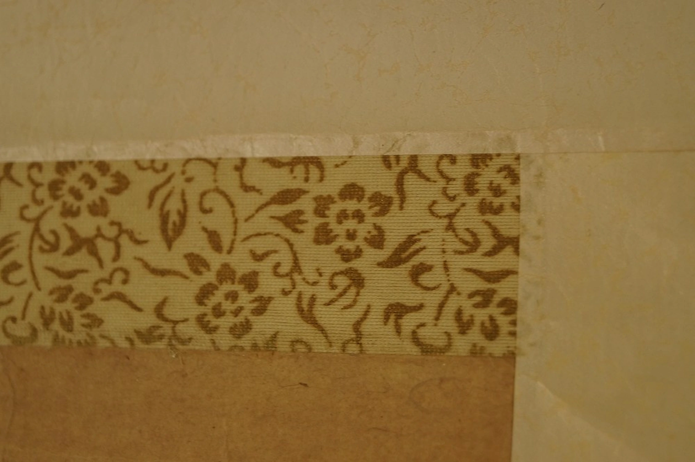 Calligraphy Tenshō Kōtai Jingū (Amaterasu) Mounting Detail