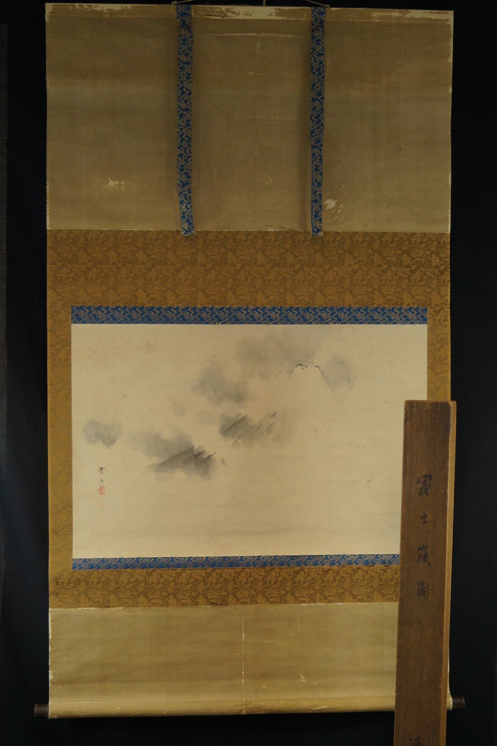 Mont Fuji par Toyohiko Okamoto vue d'ensemble du rouleau suspendu