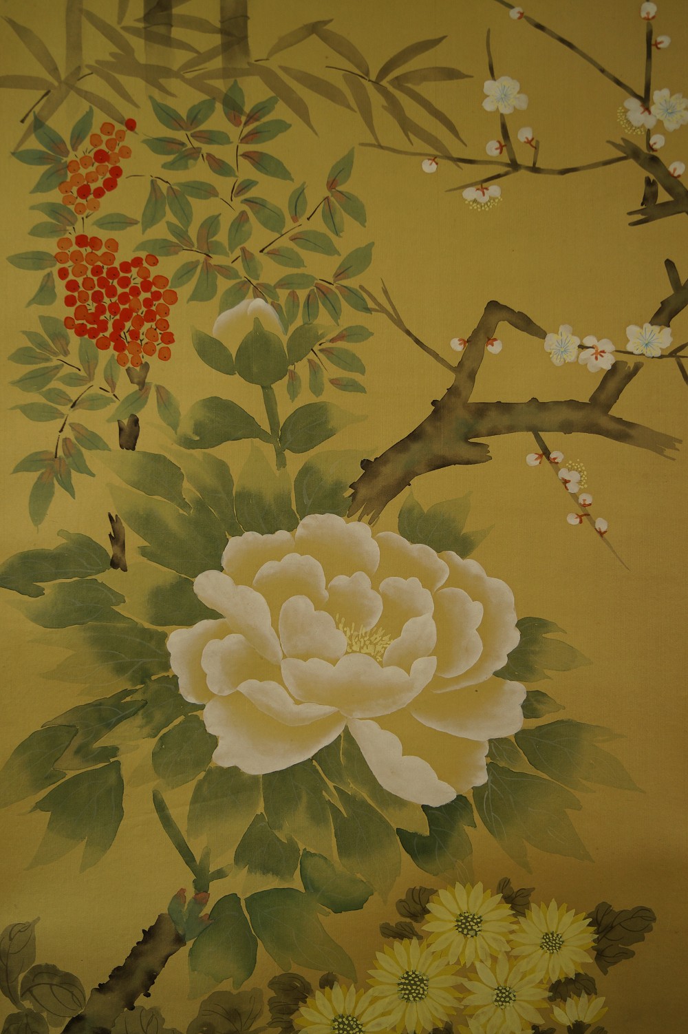 Fleurs gros plan du motif 2