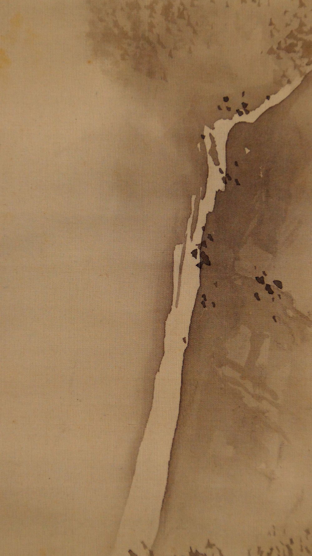 Berglandschaft im Nebel von Hashimoto Gaho Wasserfall Nahaufnahme
