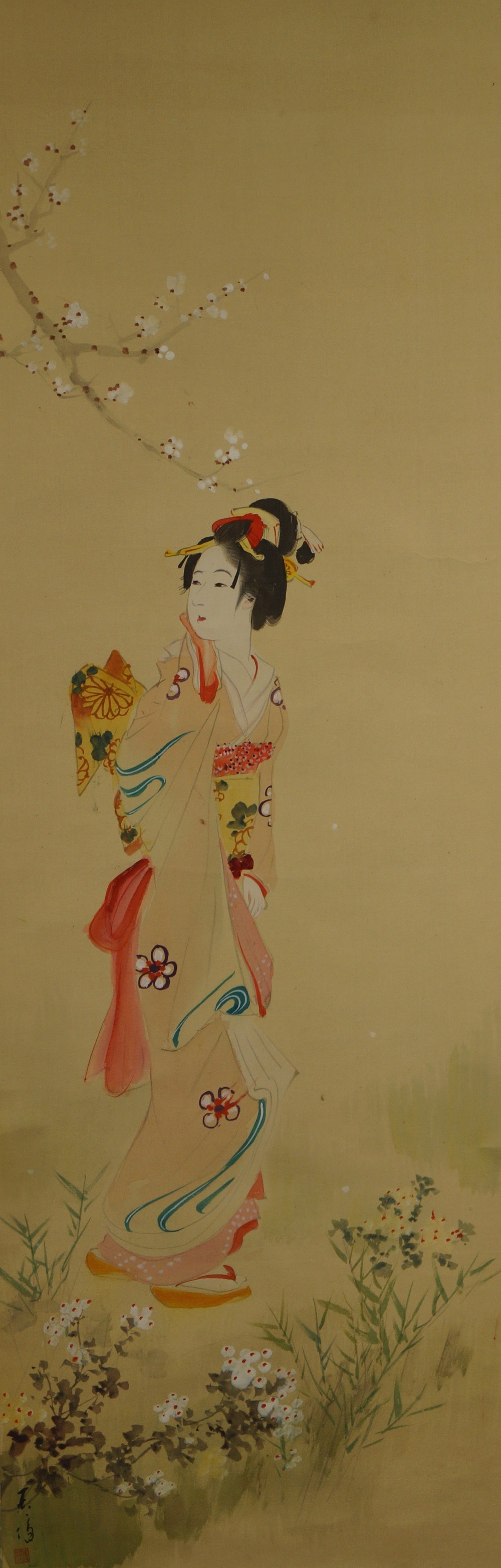 Rollo colgante japones belleza y sakura motivo general sin enmarcado