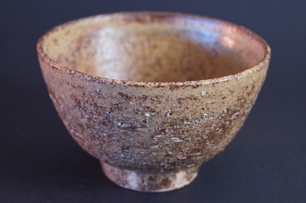 Bol à thé Chawan de Seto par Shohachi Taniguchi vue latérale 2