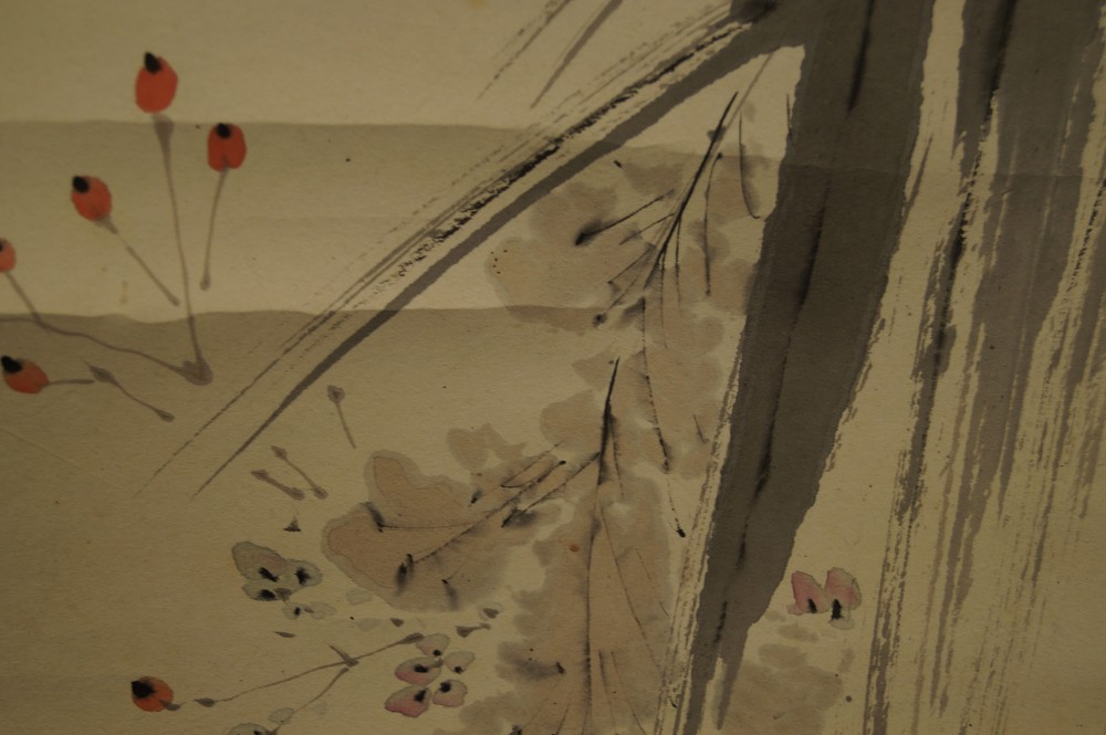 Oie sauvage par Goto Koho Paysage gros plan 2