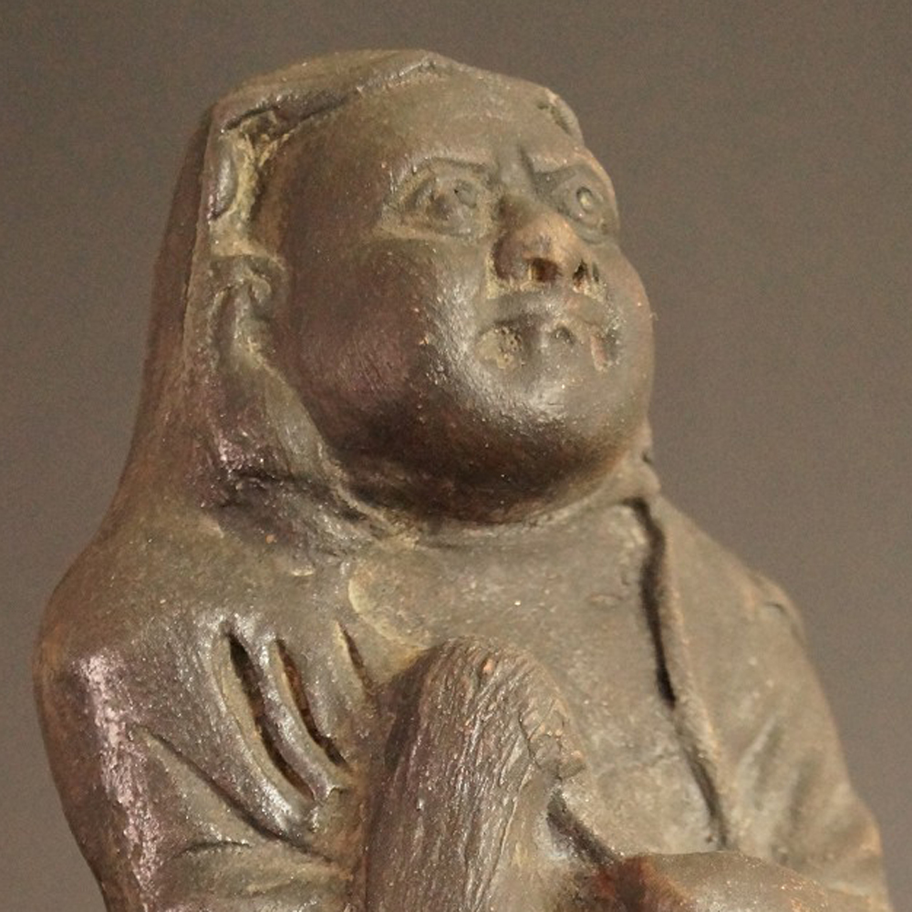 Bodhidharma Daruma Figur Motiv Nahaufnahme Vorschau