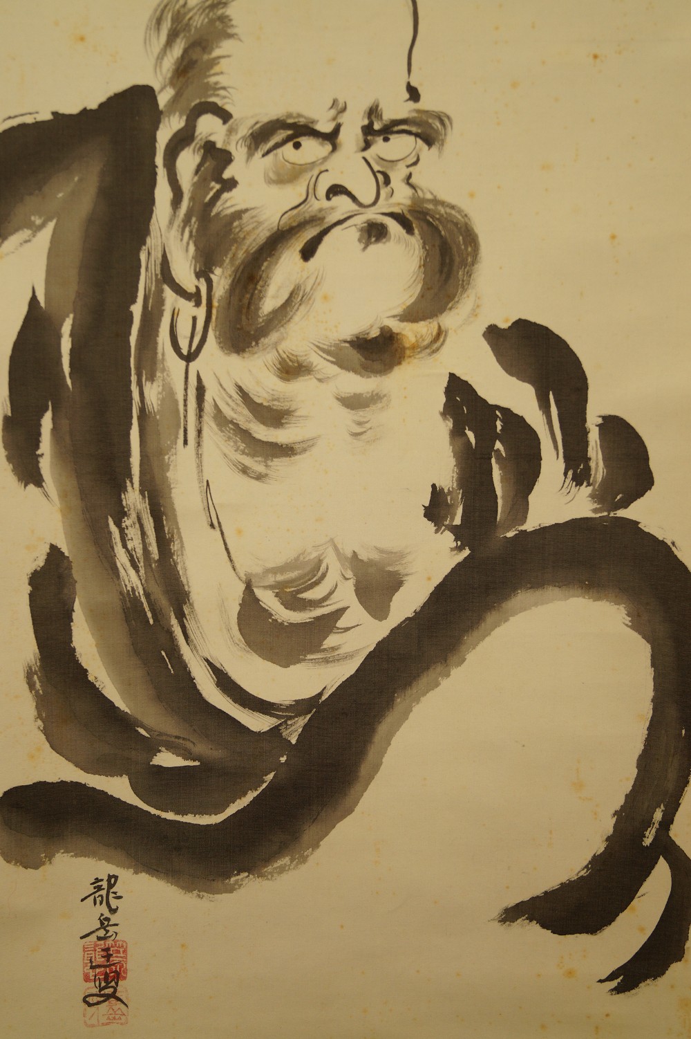 Bodhidharma Daruma Motiv Nahaufnahme 1