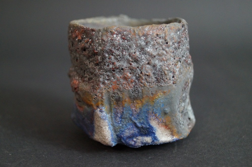 Sake Schale Guinomi Wabi Sabi Frontalansicht