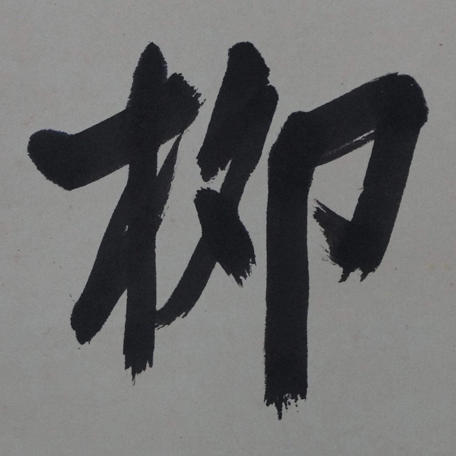 Kakemono Kalligrafie Nahaufnahme Vorschau