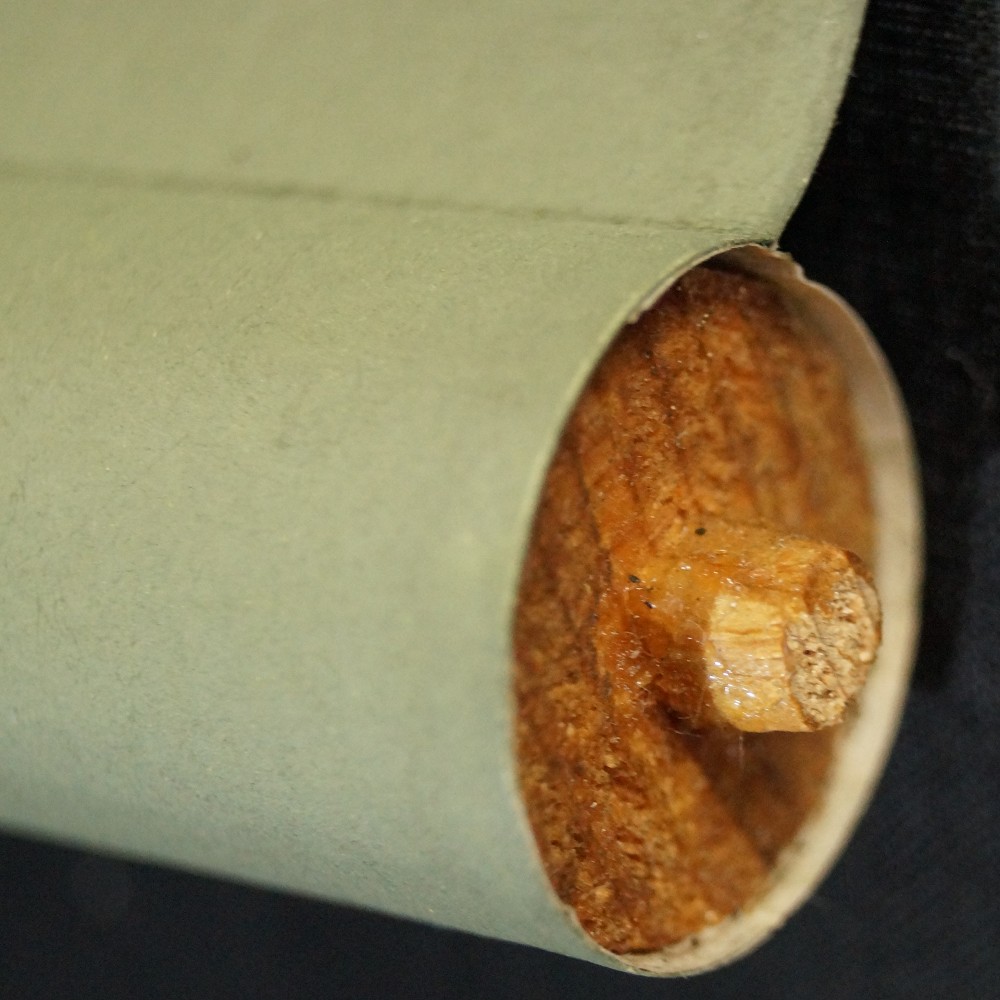 Buddhistische Kalligraphie Kakemono Rollendetail