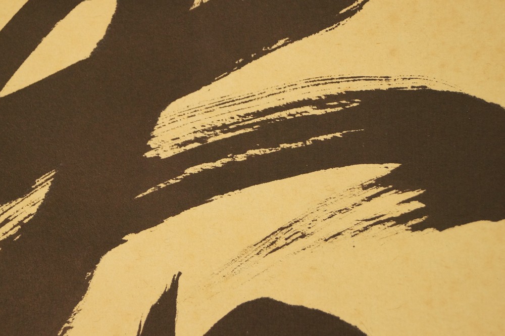 Calligraphy Spring Wind Brushwork Close-Up