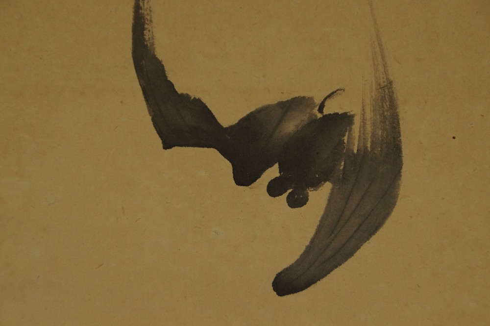 Fledermaeuse im Mondlicht Fledermaus-Motiv Nahaufnahme 2