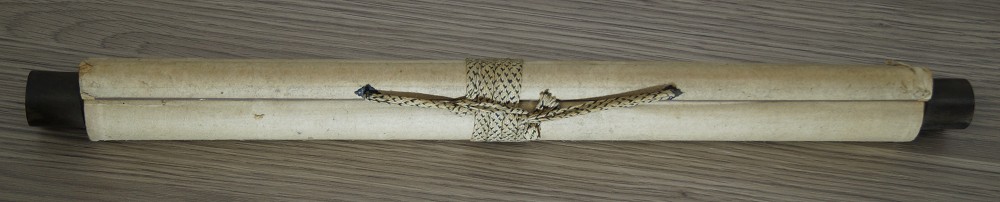 Kakemono Bambus Zusammengerollt