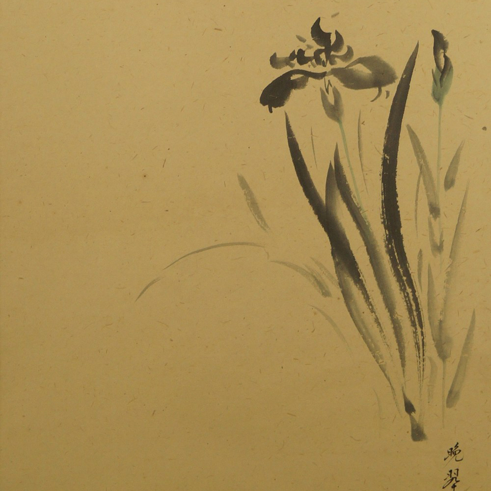 Iris Kakemono Motiv Nahaufnahme Vorschau