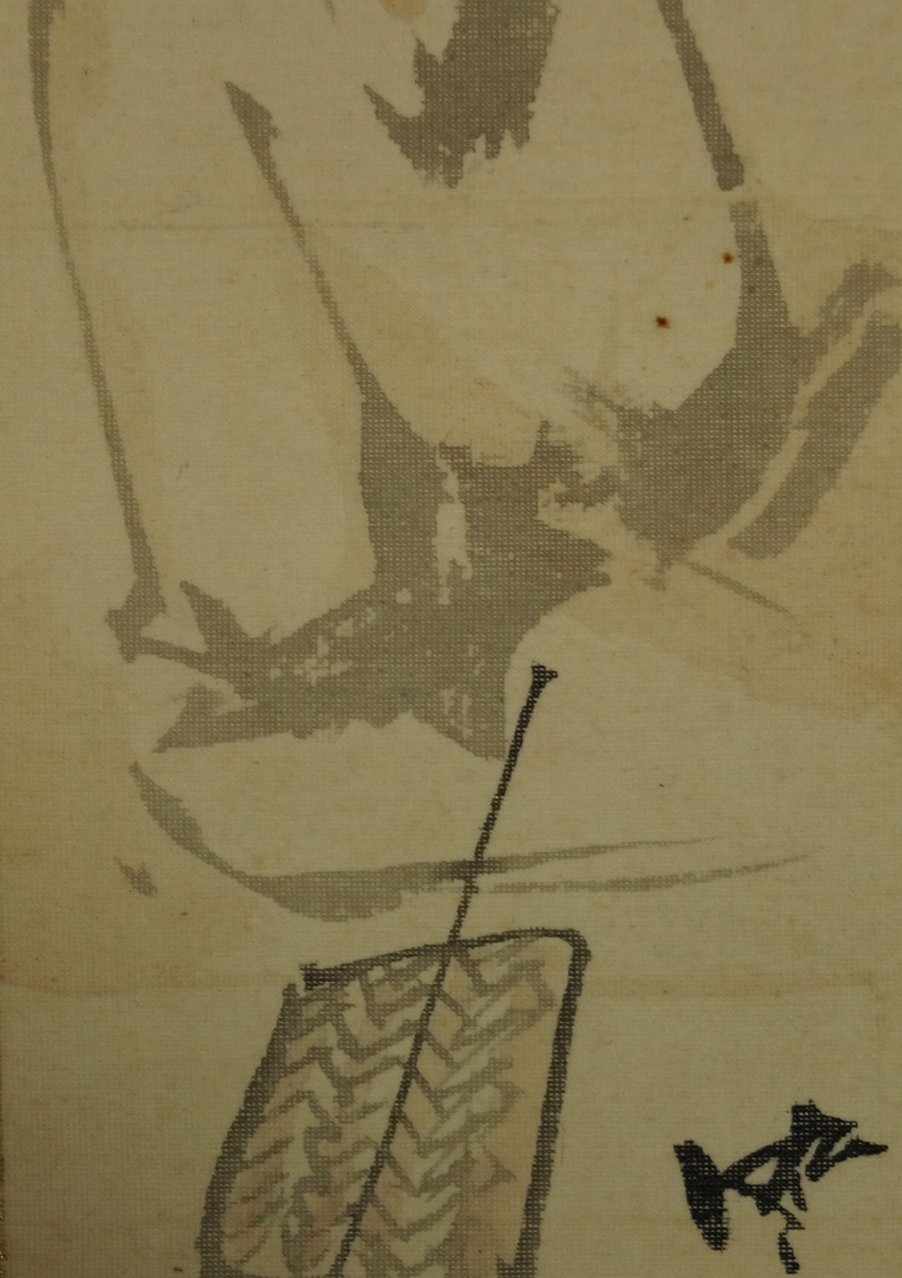Robe and Writing Tablet of the Scholar Close-Up of Motif