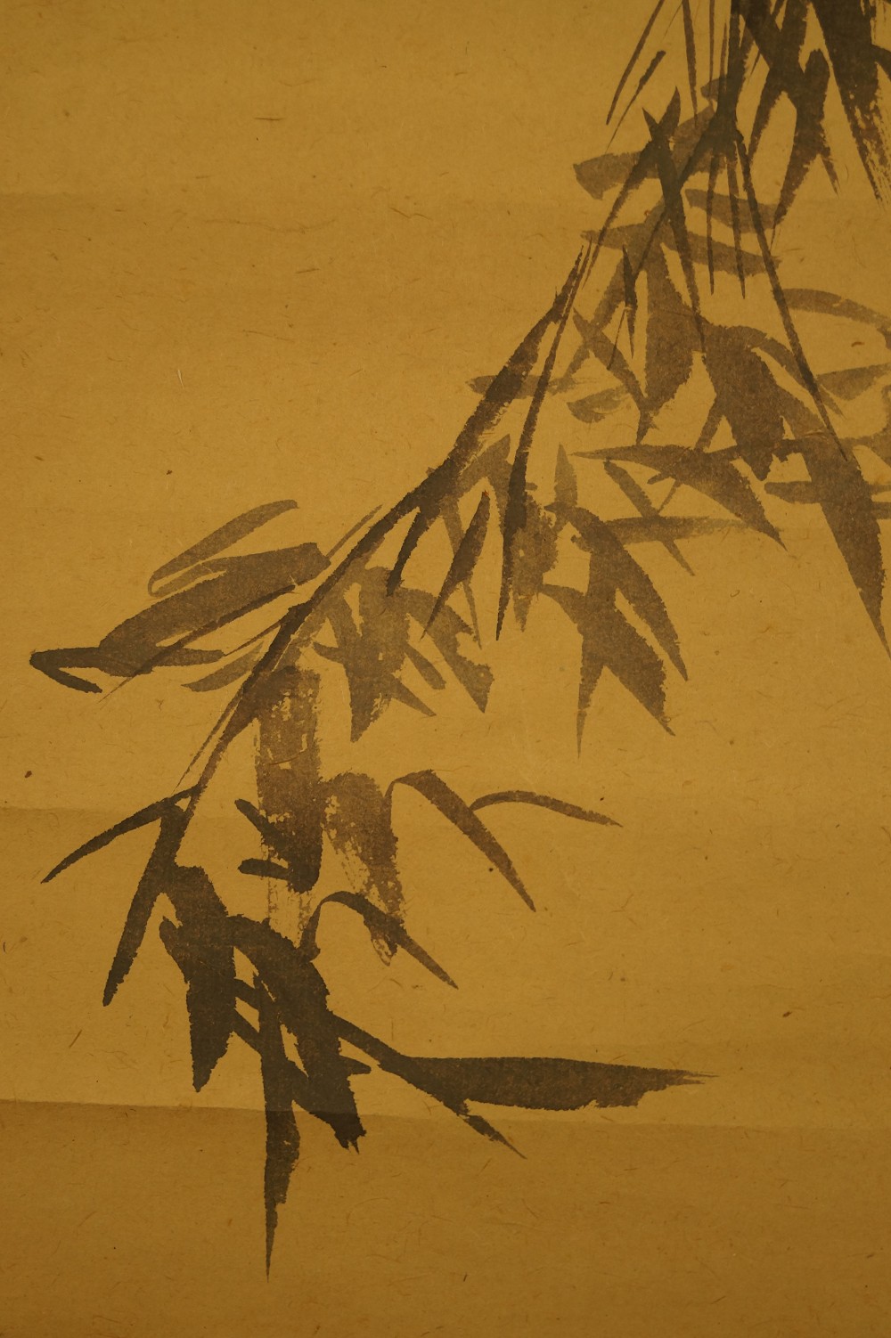 Puppy Under Bamboo Bamboo Motif Close-Up 1