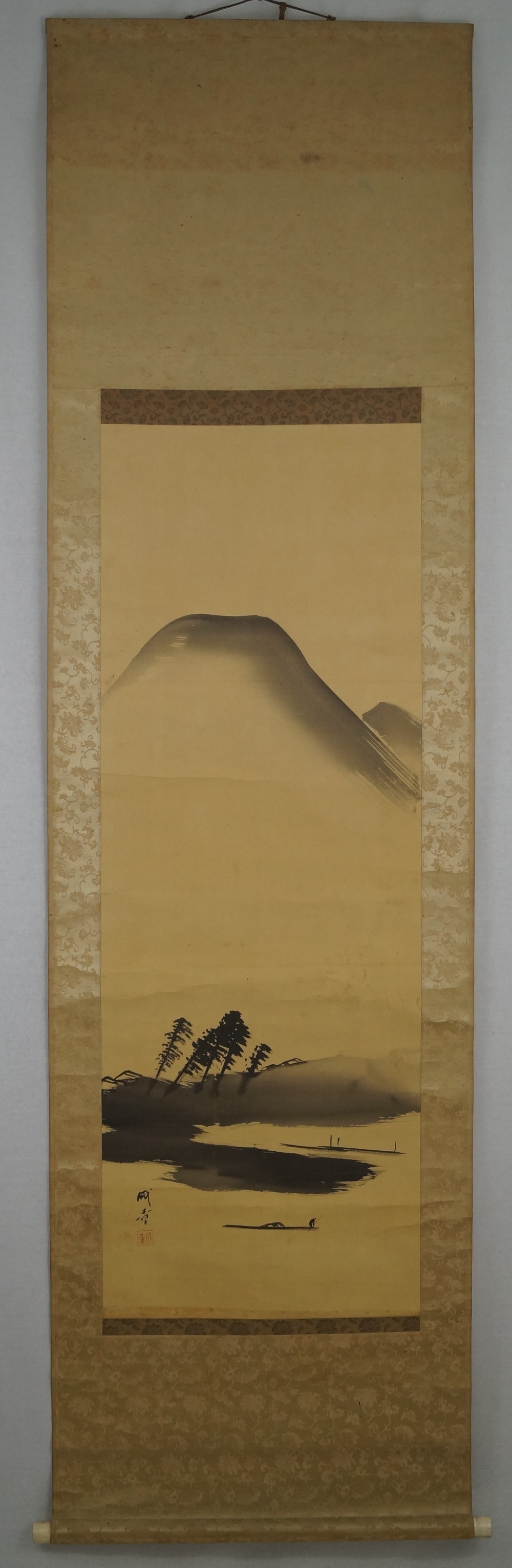 Berg Fuji Kakemono Gesamtansicht Rollbild