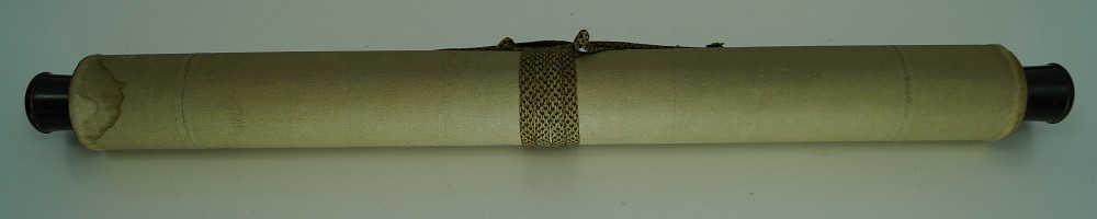 Graeser Rollbild Kakemono zusammengerollt