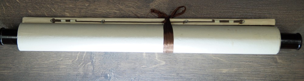 Kalligrafie Zusammengerollt
