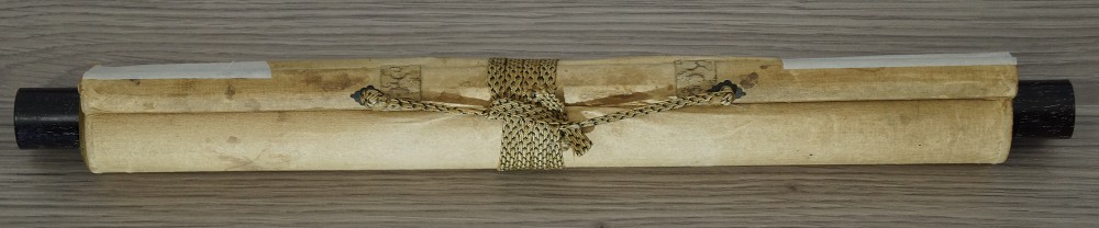 Kakemono Bodhidharma Daruma Zusammengerollt