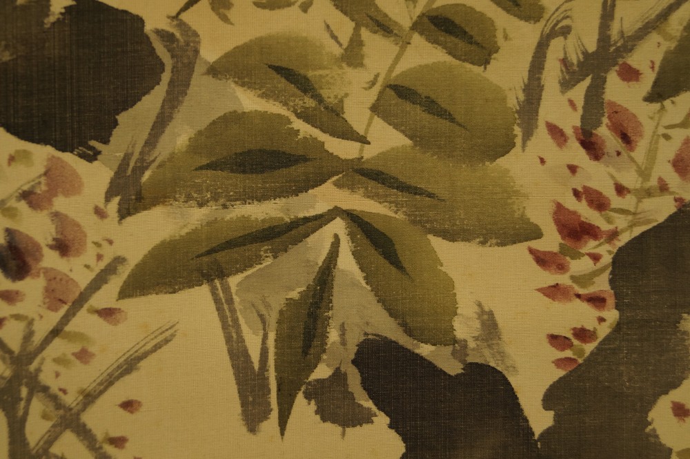 Biene von Syunsui Kawabata Glyzinien-Motiv Nahaufnahme 4