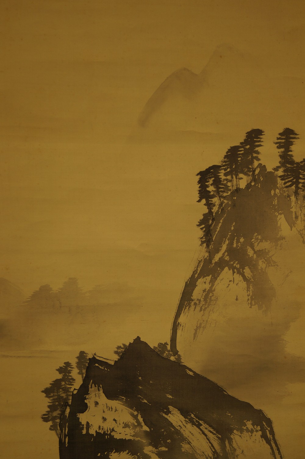Paysage par Kawabata Gyoku gros plan sur le paysage 2